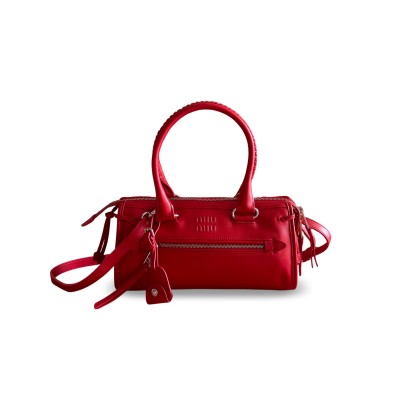 MIU MIU LEATHER HANDBAG 5BA332 (30*15*10cm) MIU MIU LEATHER HANDBAG 5BA332 (30*15*10cm)